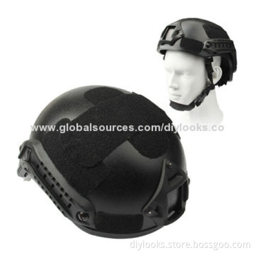 Outdoor Sport Side Cover for Helmet Arc Rail, Black